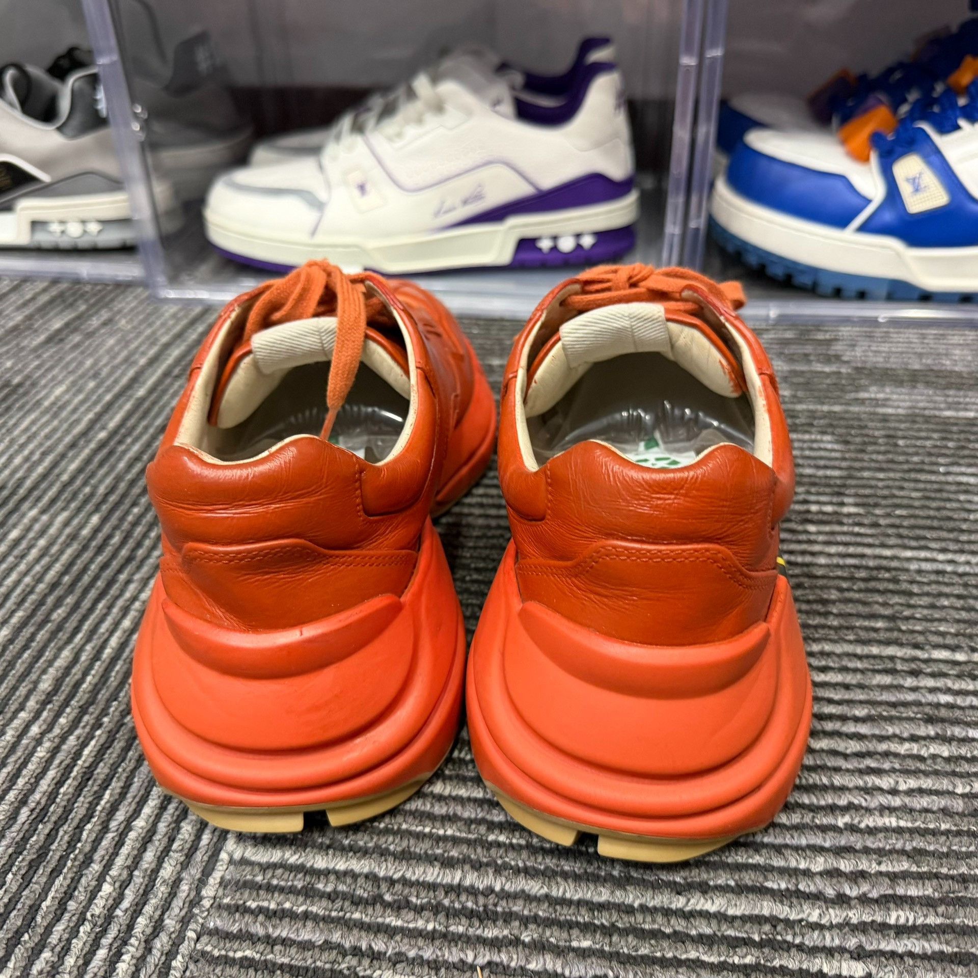 Gucci Gucci Orange Lowtop Sneakers 8 Men Size US 8 / EU 41 - 5 Thumbnail