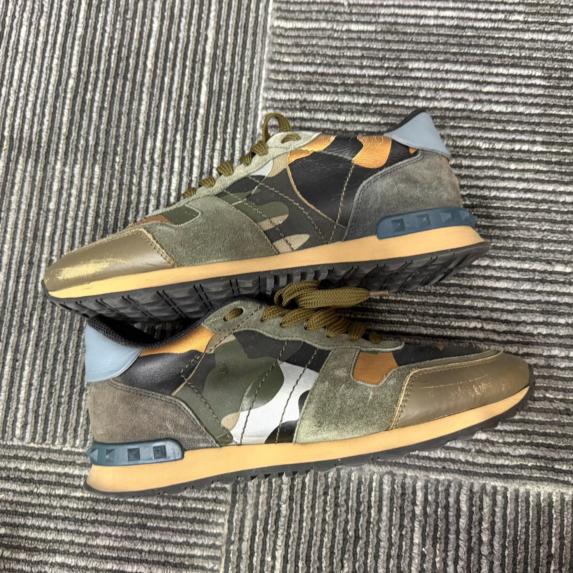 Valentino Valentino Camo Lowtop Sneakers 7 Men Size US 7 / EU 40 - 4 Thumbnail