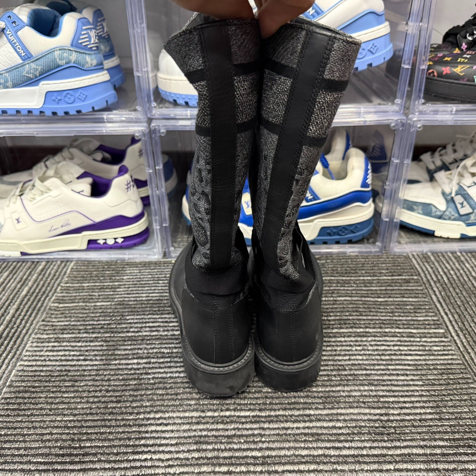 Dior Dior Plaid Black Boots us_8 Women Size US 8 / IT 38 - 3 Thumbnail