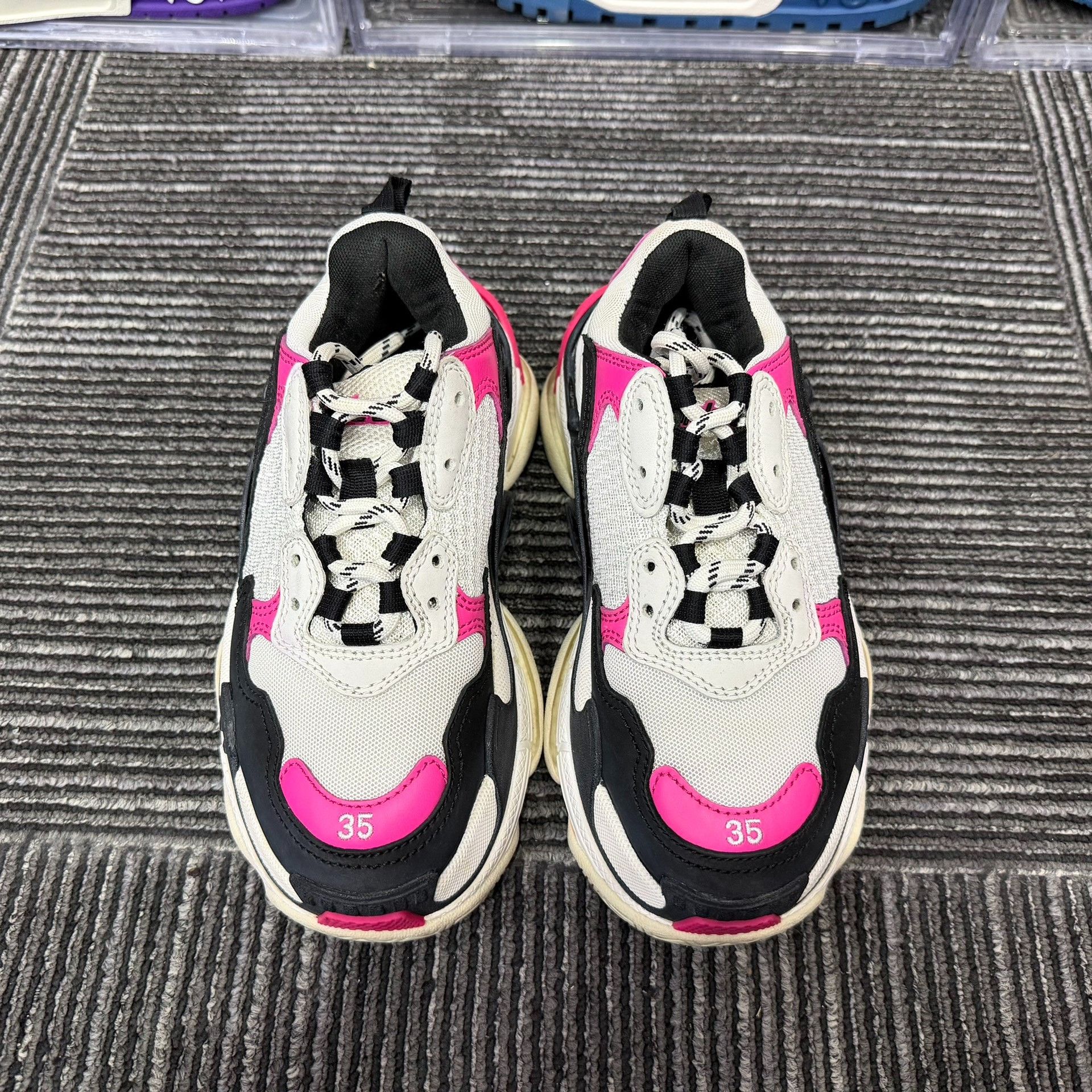 Balenciaga Balenciaga Pink Lowtop Sneakers us_5 Women Size US 5 / IT 35 - 4 Thumbnail