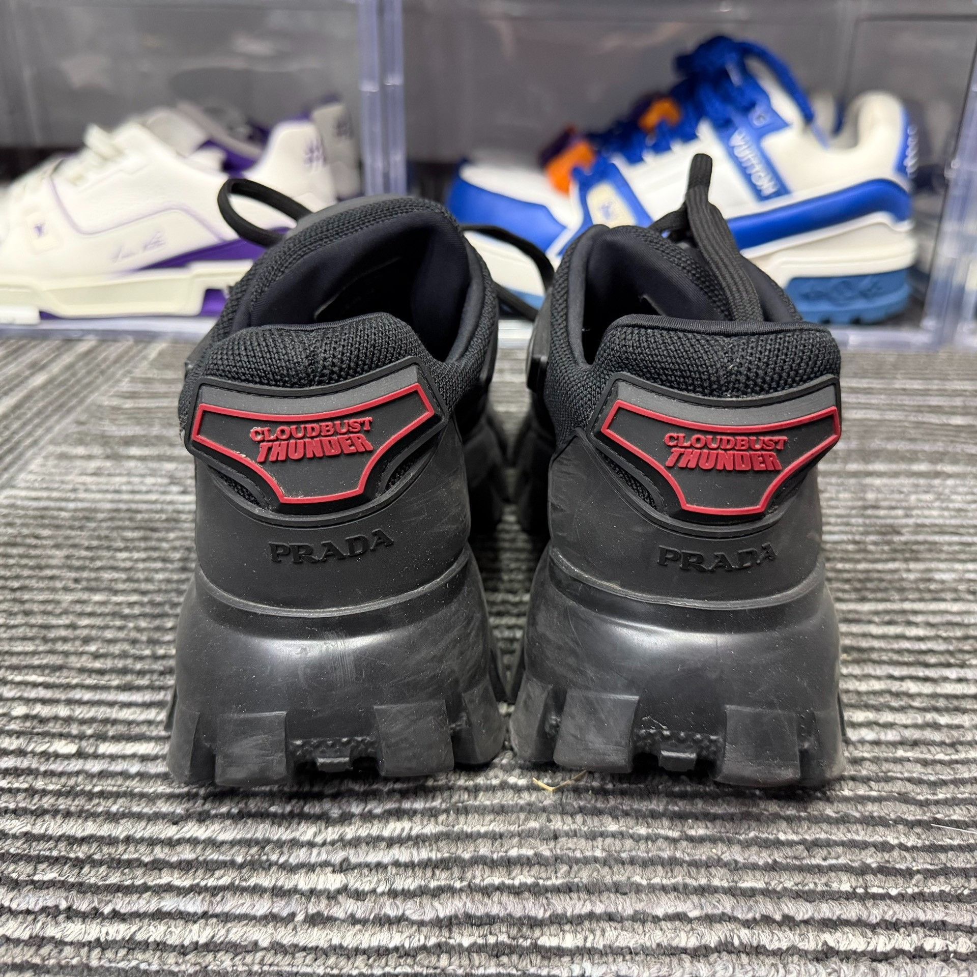 Prada Prada Black Lowtop Sneakers us_7 Women Size US 7 / IT 37 - 5 Thumbnail