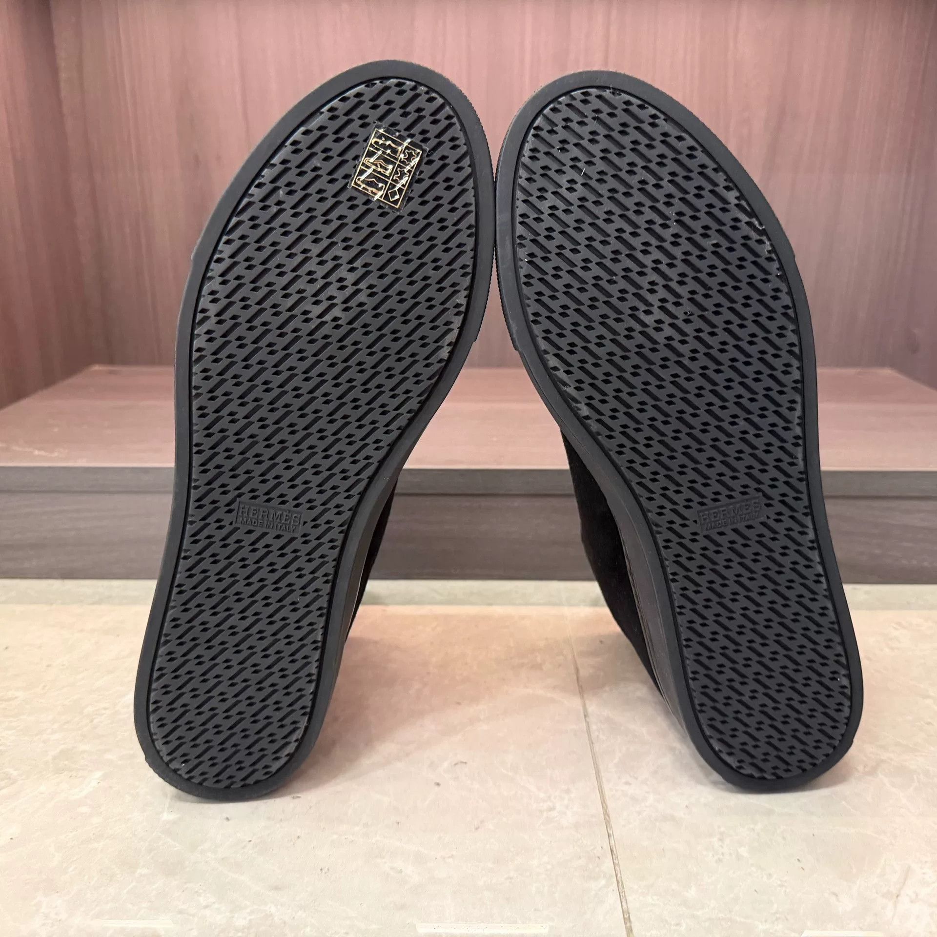 Hermes Hermes Thermal Black Hitop Sneakers 8 Men Size US 8 / EU 41 - 6 Thumbnail