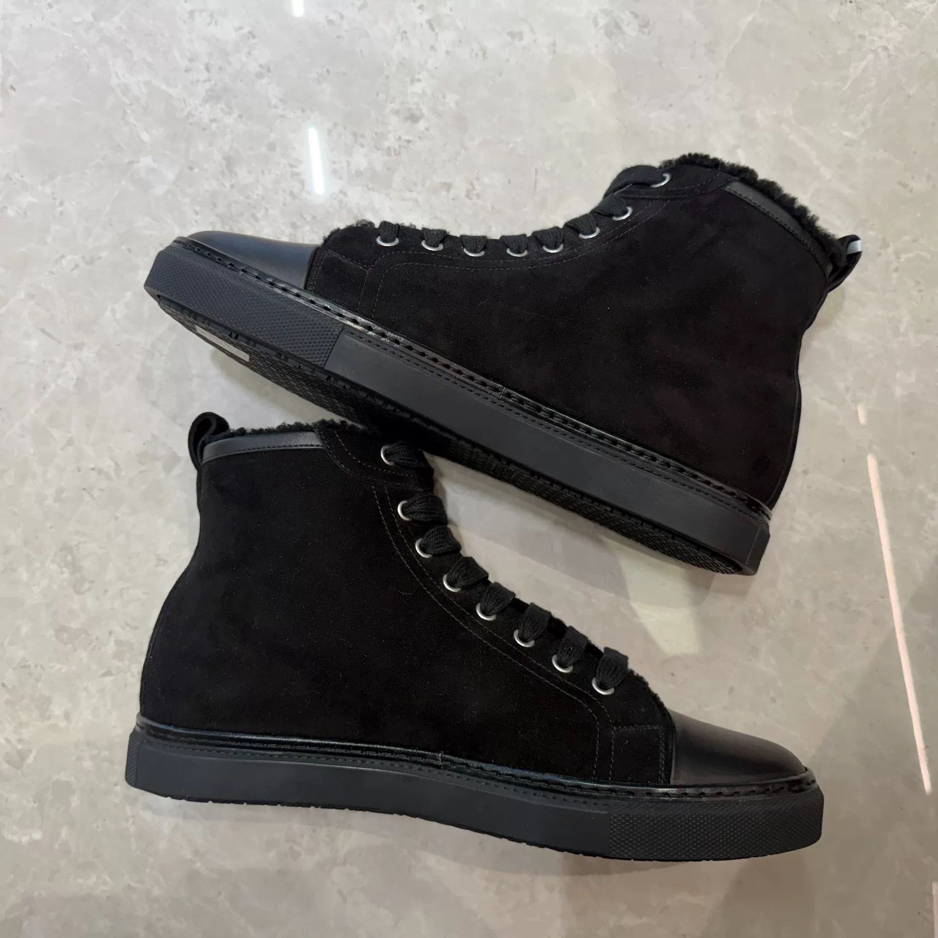 Hermes Hermes Thermal Black Hitop Sneakers 8 Men Size US 8 / EU 41 - 3 Thumbnail