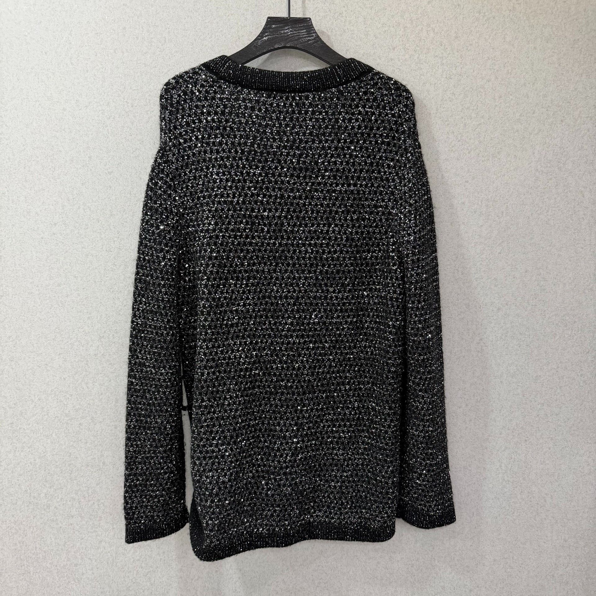 Chanel Chanel Knit Black Sweater it_38 Women Size XS / US 0-2 / IT 36-38 - 2 Thumbnail