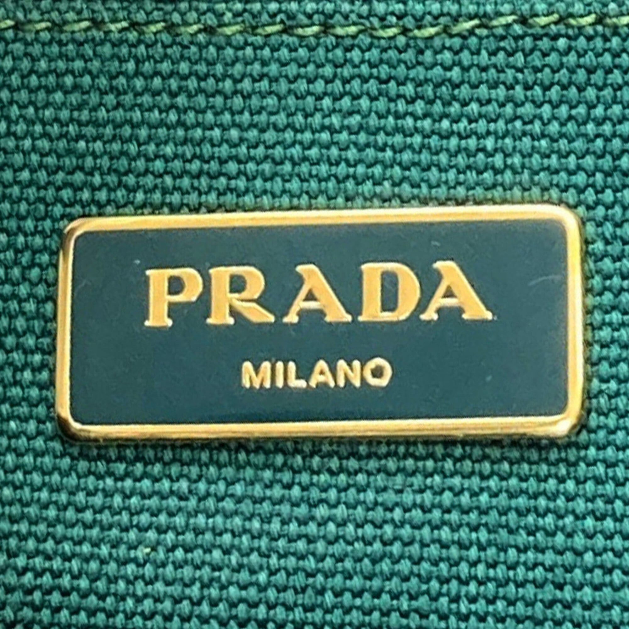 Prada Prada Canapa 2-Way Handbag, Canvas, Women's PRADA Size ONE SIZE - 6 Thumbnail