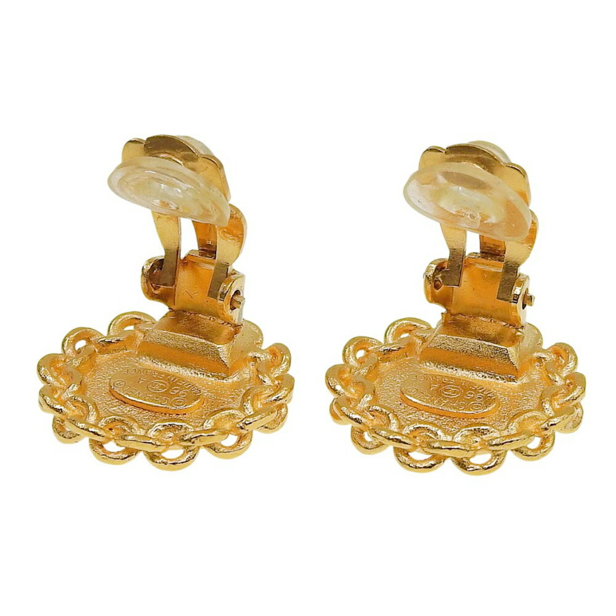Chanel Chanel Coco Mark Earrings 96A Size ONE SIZE - 3 Thumbnail