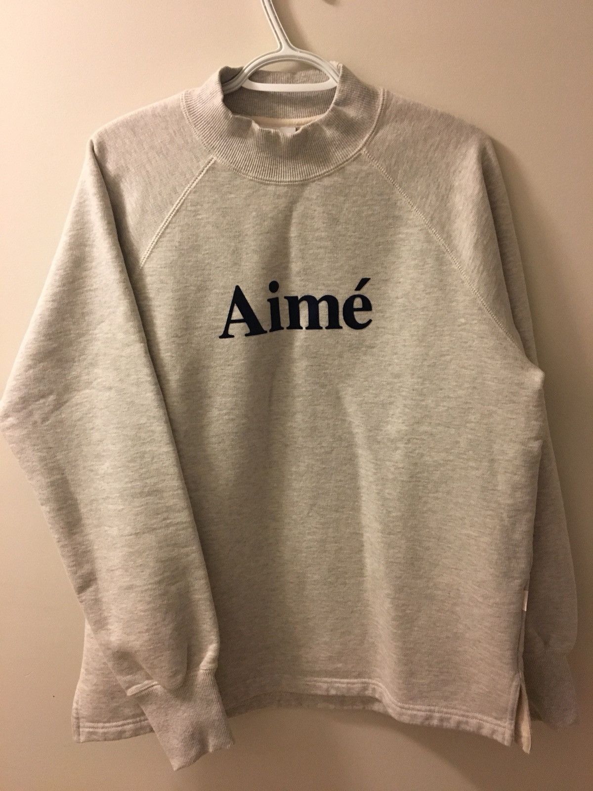 image of Aime Leon Dore Mockneck in Oatmeal Marl, Men's (Size Medium)