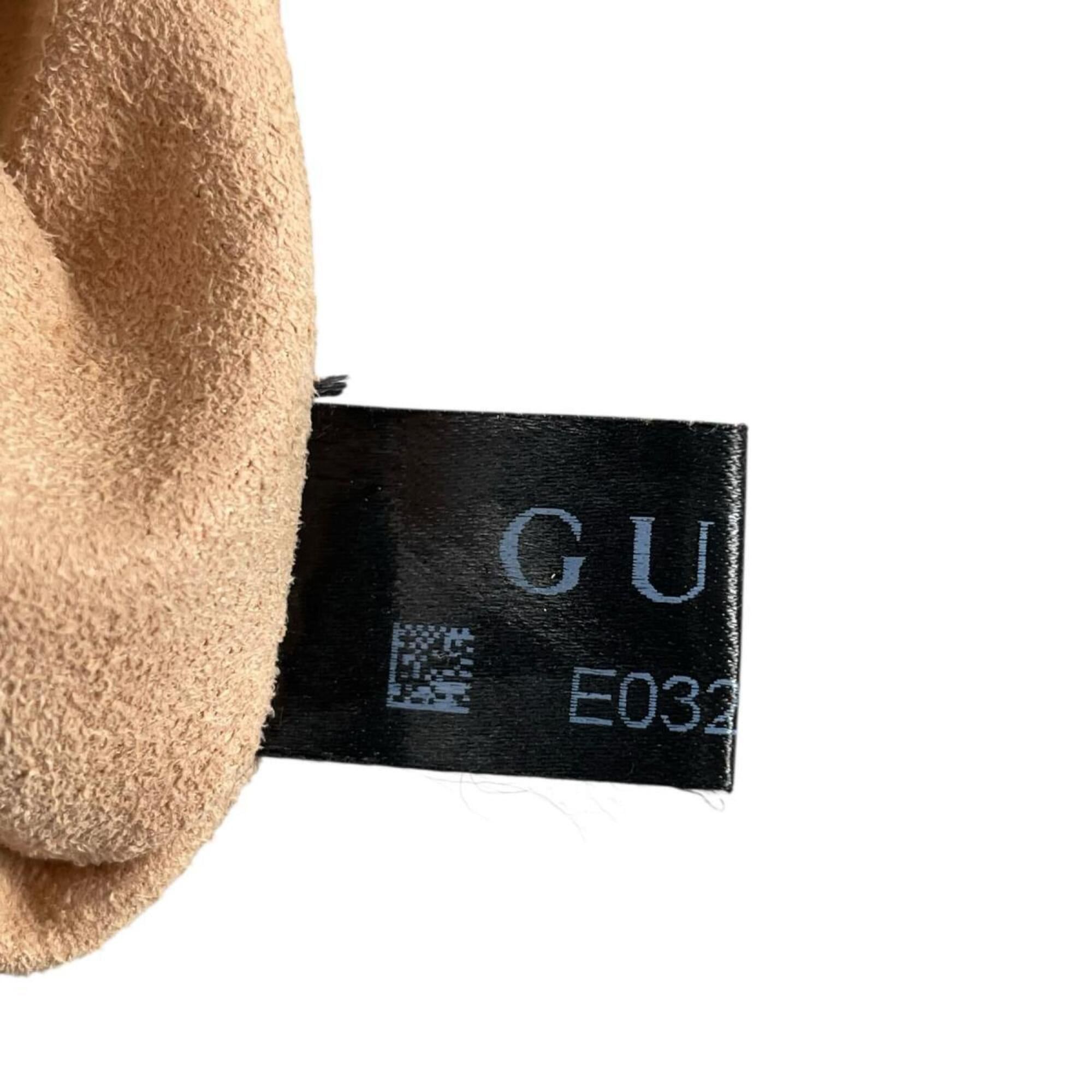 Gucci Gucci GG Apple Padlock Shoulder Bag, Canvas, 498156, Beige x Red Multicolor Size ONE SIZE - 20 Thumbnail