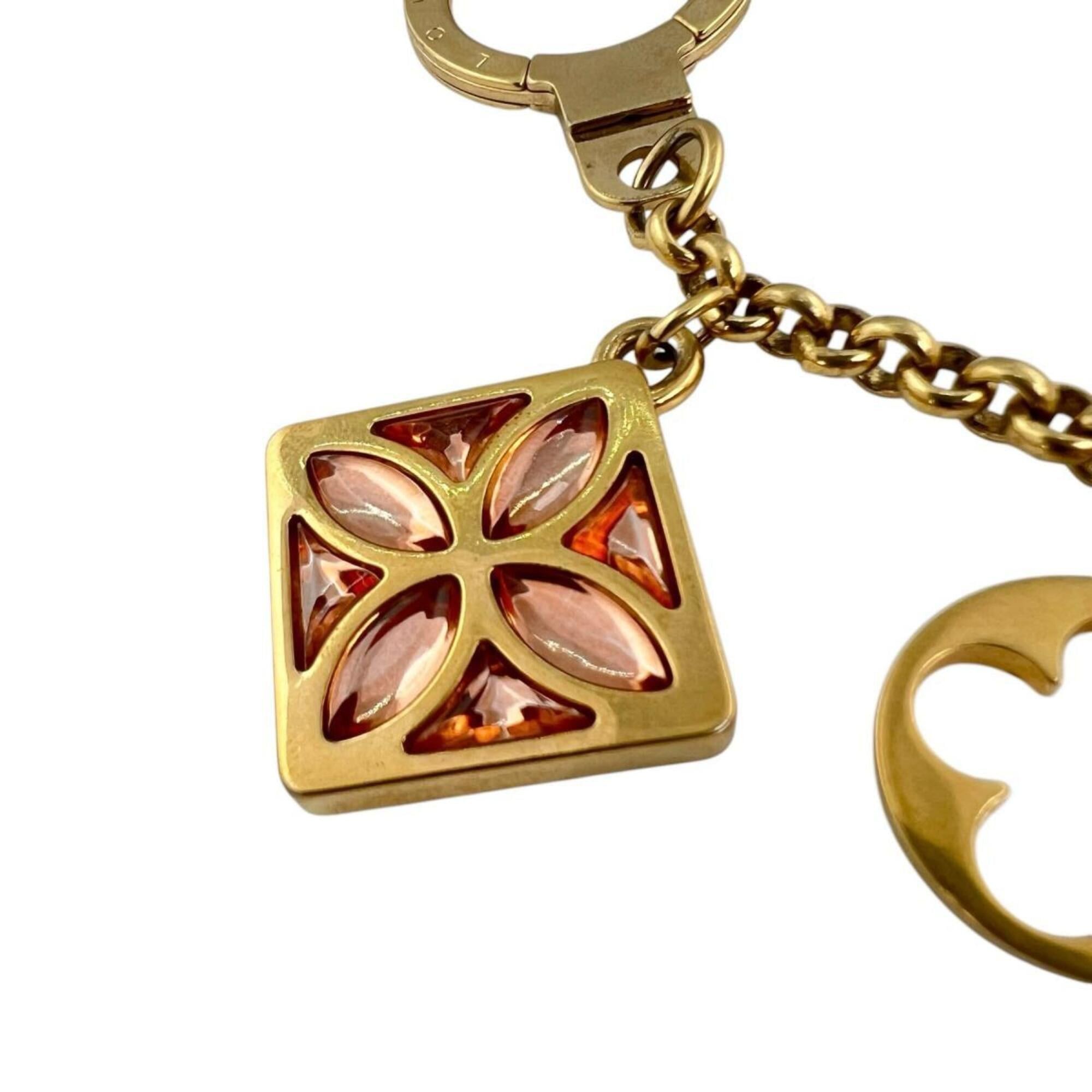 Louis Vuitton Louis Vuitton Keychain Ice Flower Porte Clés Chaine GP M66783 Gold Size ONE SIZE - 3 Thumbnail