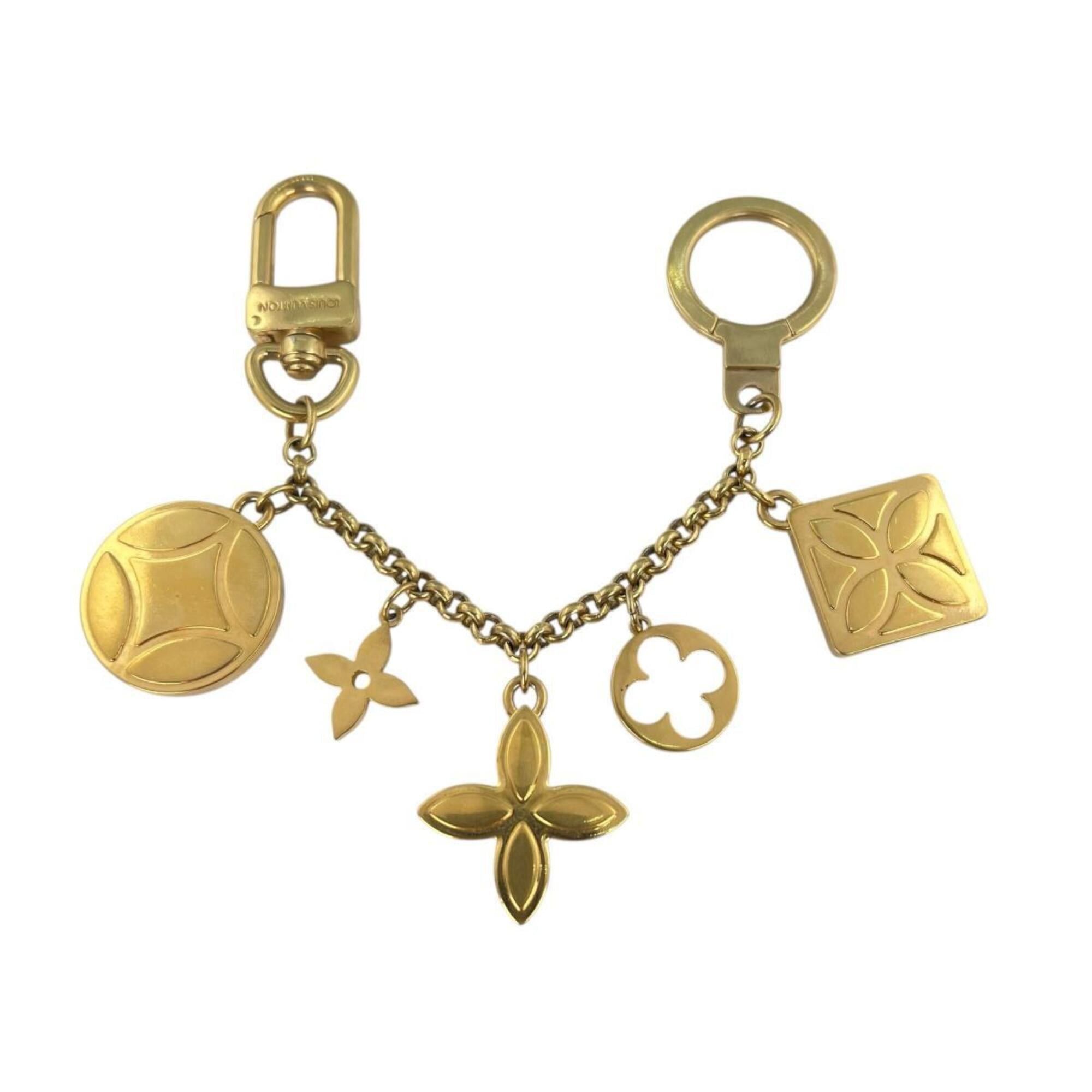 Louis Vuitton Louis Vuitton Keychain Ice Flower Porte Clés Chaine GP M66783 Gold Size ONE SIZE - 2 Thumbnail