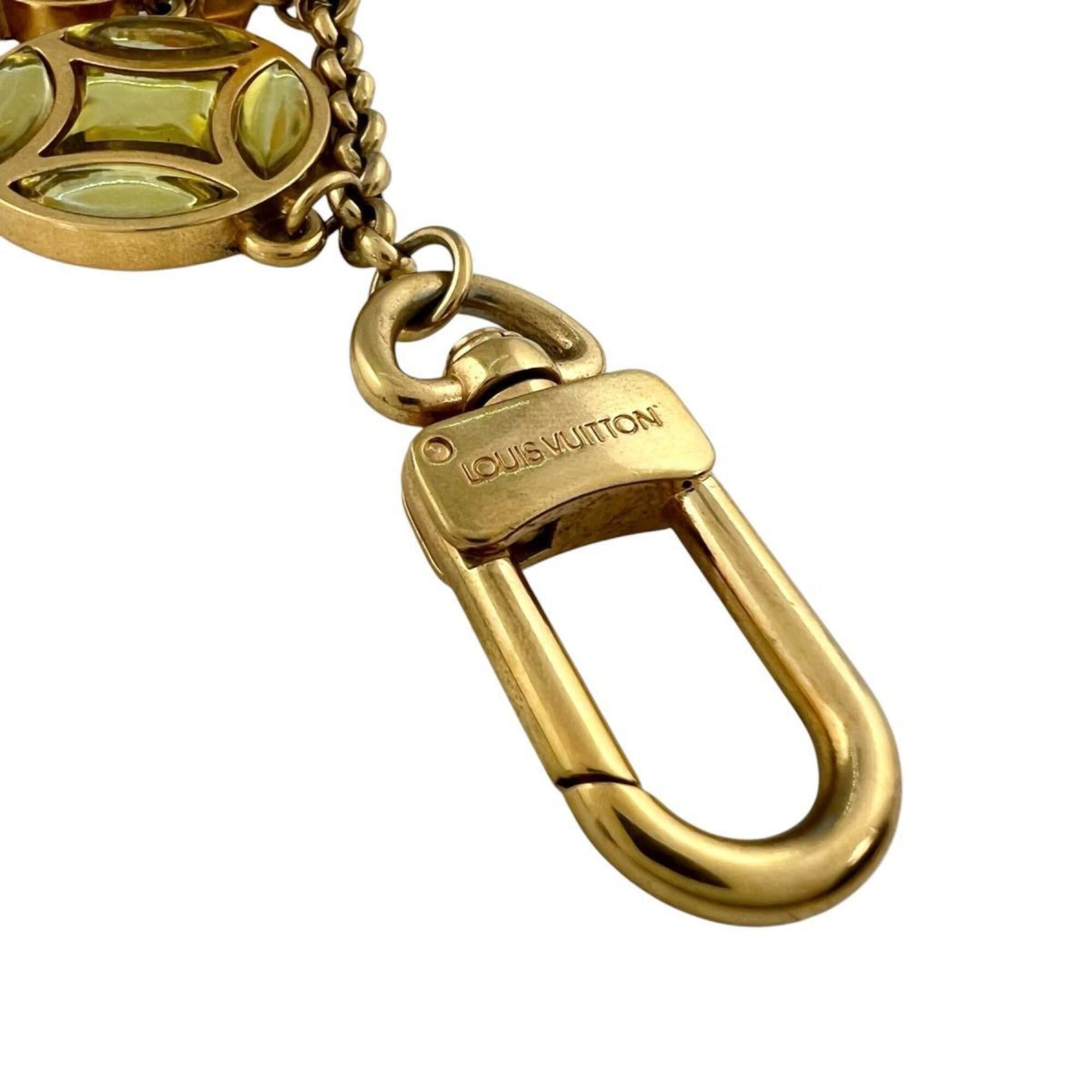 Louis Vuitton Louis Vuitton Keychain Ice Flower Porte Clés Chaine GP M66783 Gold Size ONE SIZE - 6 Thumbnail