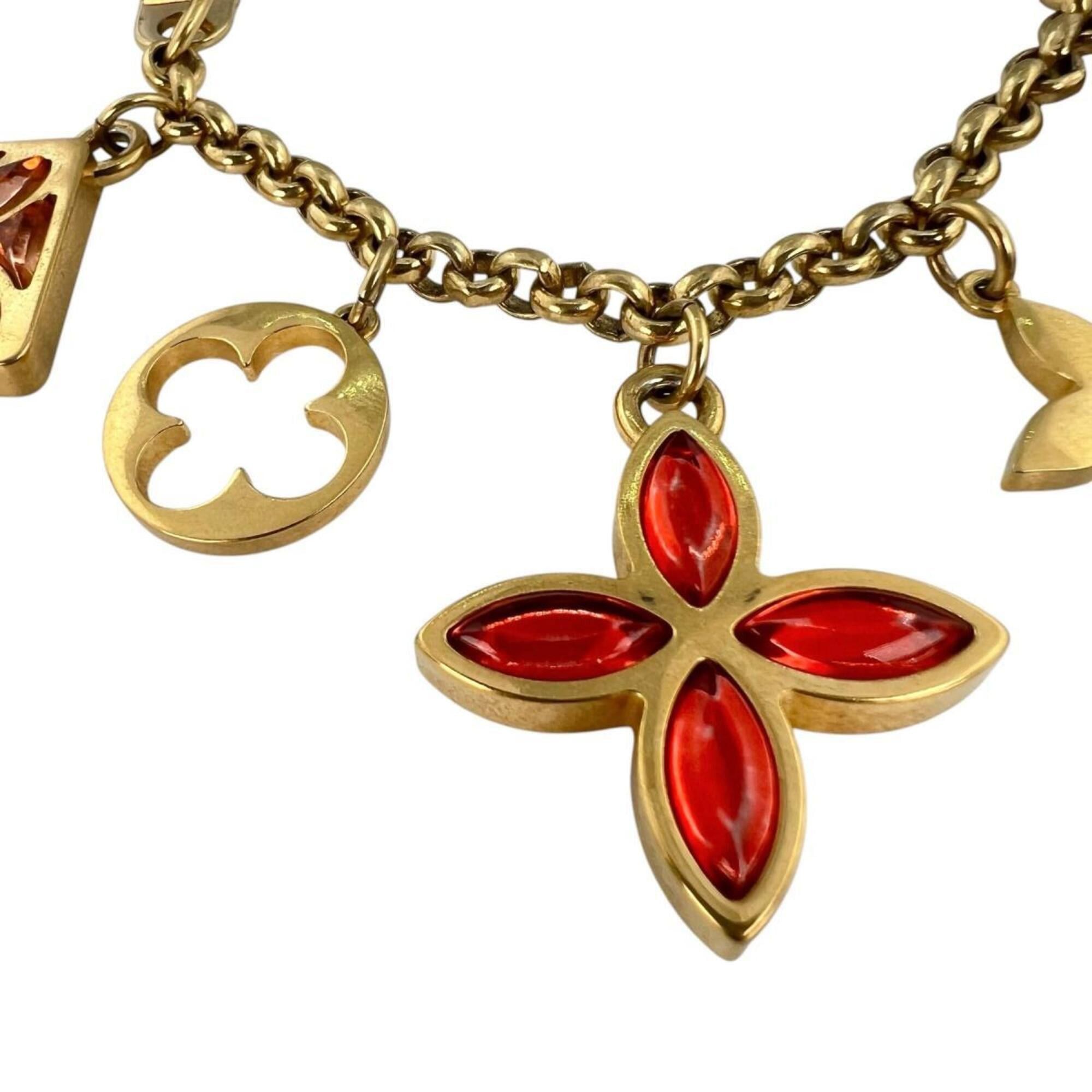 Louis Vuitton Louis Vuitton Keychain Ice Flower Porte Clés Chaine GP M66783 Gold Size ONE SIZE - 4 Thumbnail