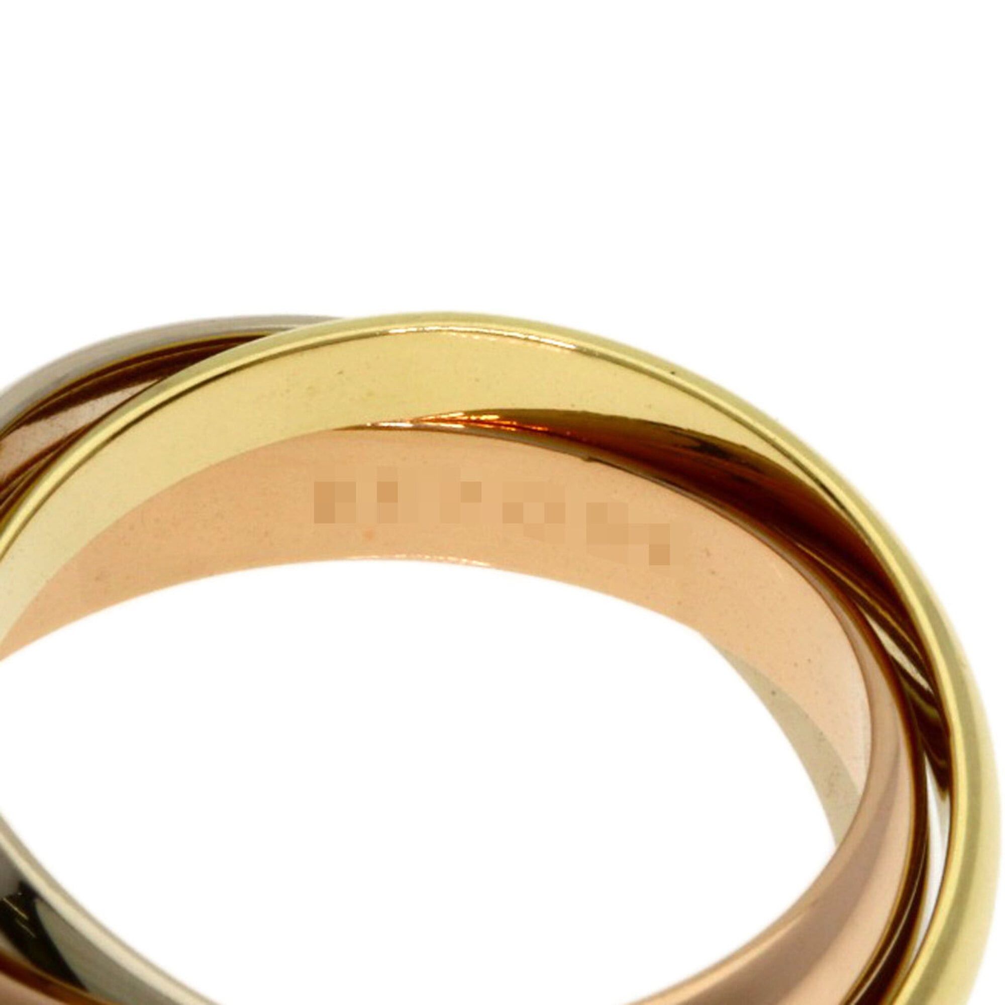Cartier Cartier Trinity #55 Ring - 18K Yellow Gold/18K White Pink Gold Women's CARTIER Size ONE SIZE - 4 Thumbnail