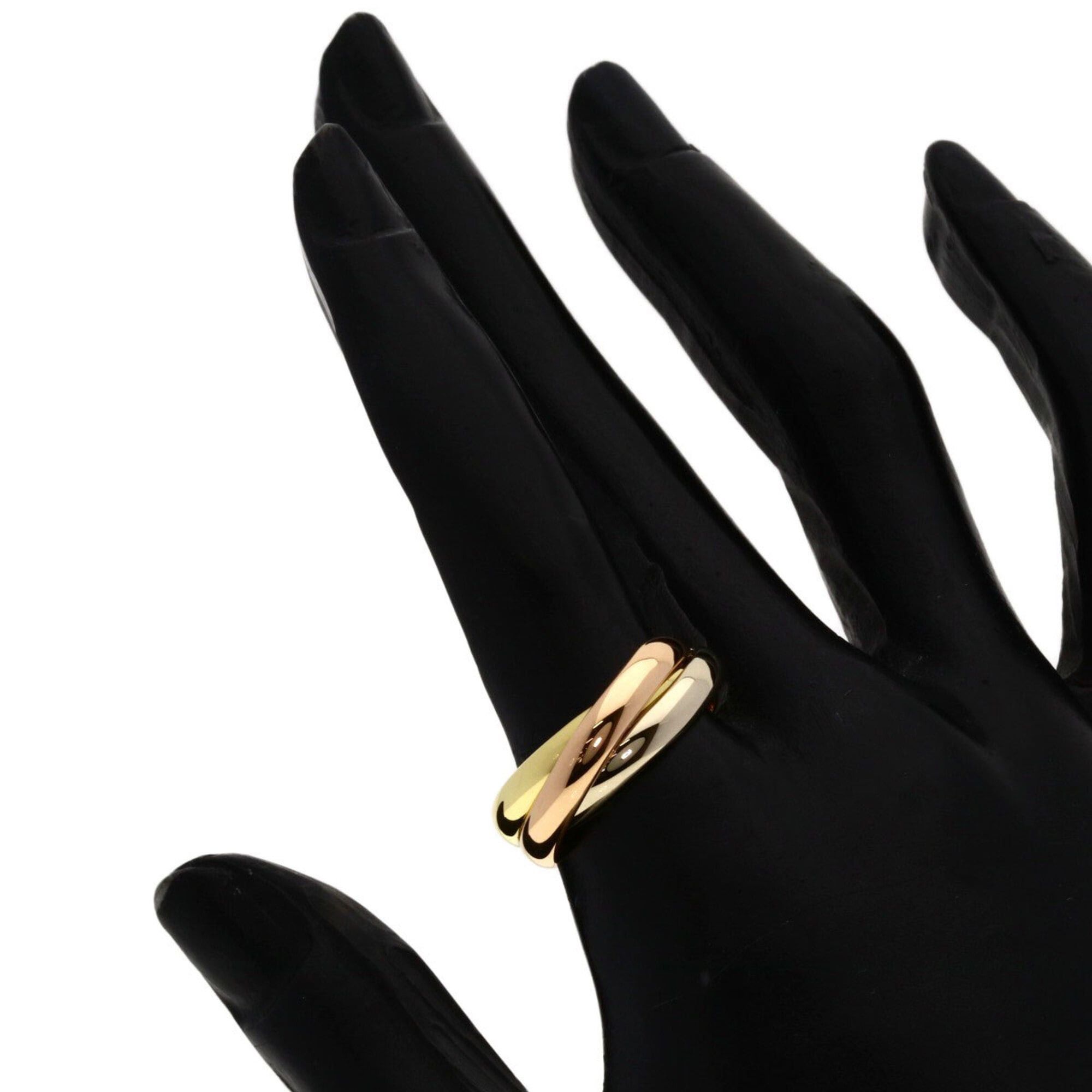 Cartier Cartier Trinity #55 Ring - 18K Yellow Gold/18K White Pink Gold Women's CARTIER Size ONE SIZE - 5 Thumbnail