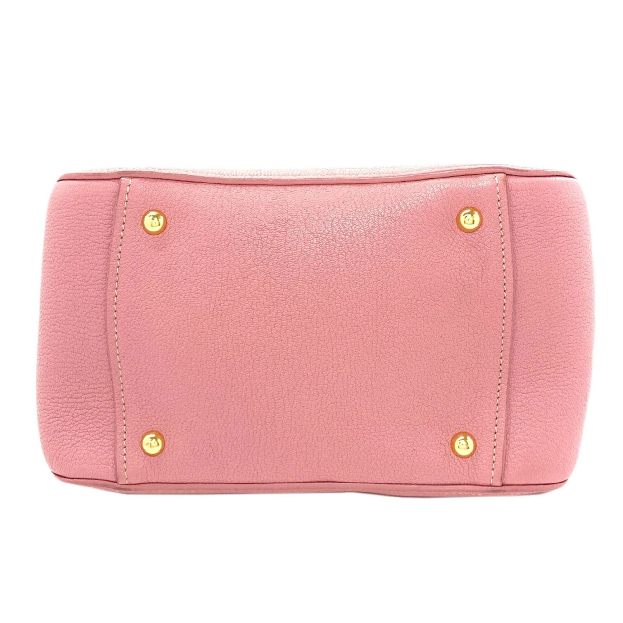Miu Miu Miu Miu Miu Madras 2-Way Leather Handbag for Women Size ONE SIZE - 4 Thumbnail