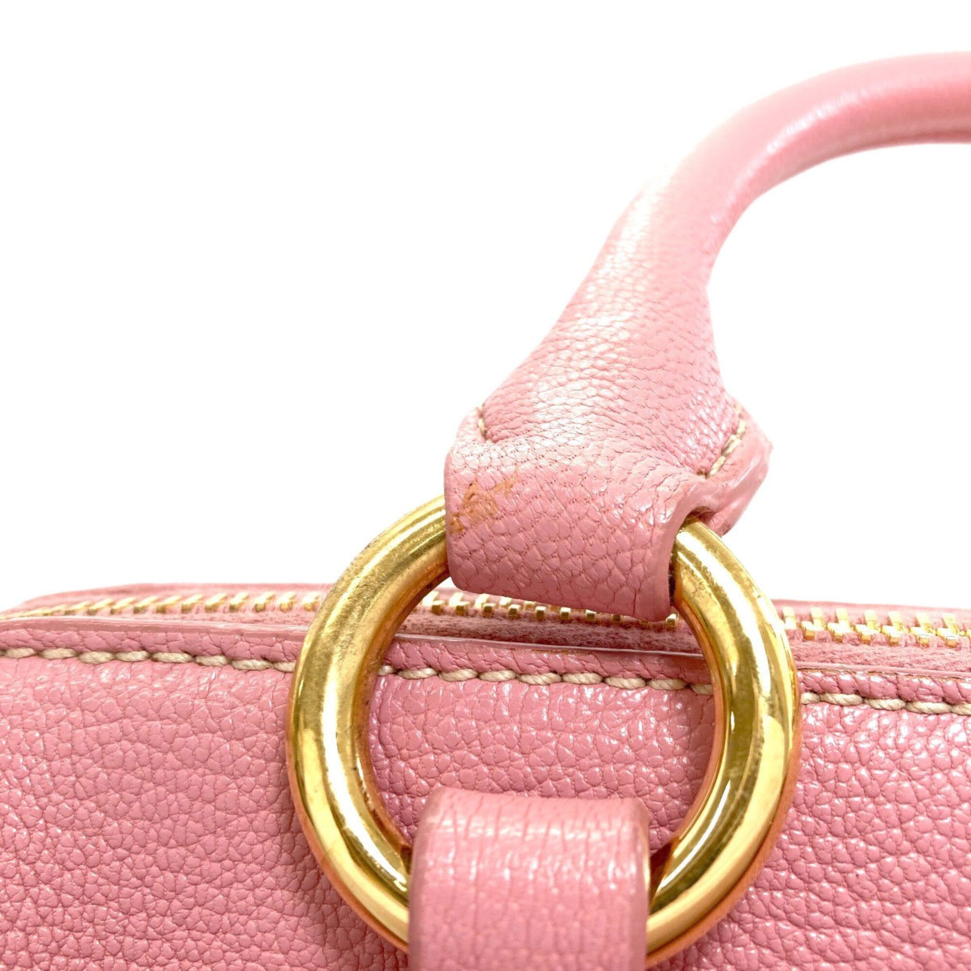 Miu Miu Miu Miu Miu Madras 2-Way Leather Handbag for Women Size ONE SIZE - 17 Thumbnail