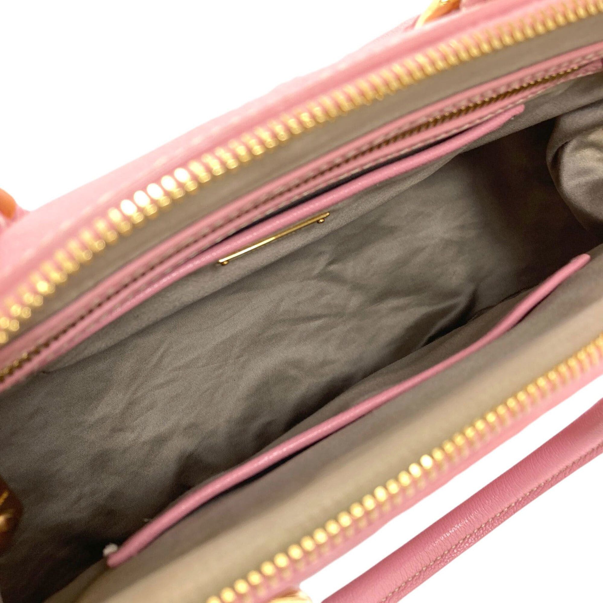 Miu Miu Miu Miu Miu Madras 2-Way Leather Handbag for Women Size ONE SIZE - 5 Thumbnail
