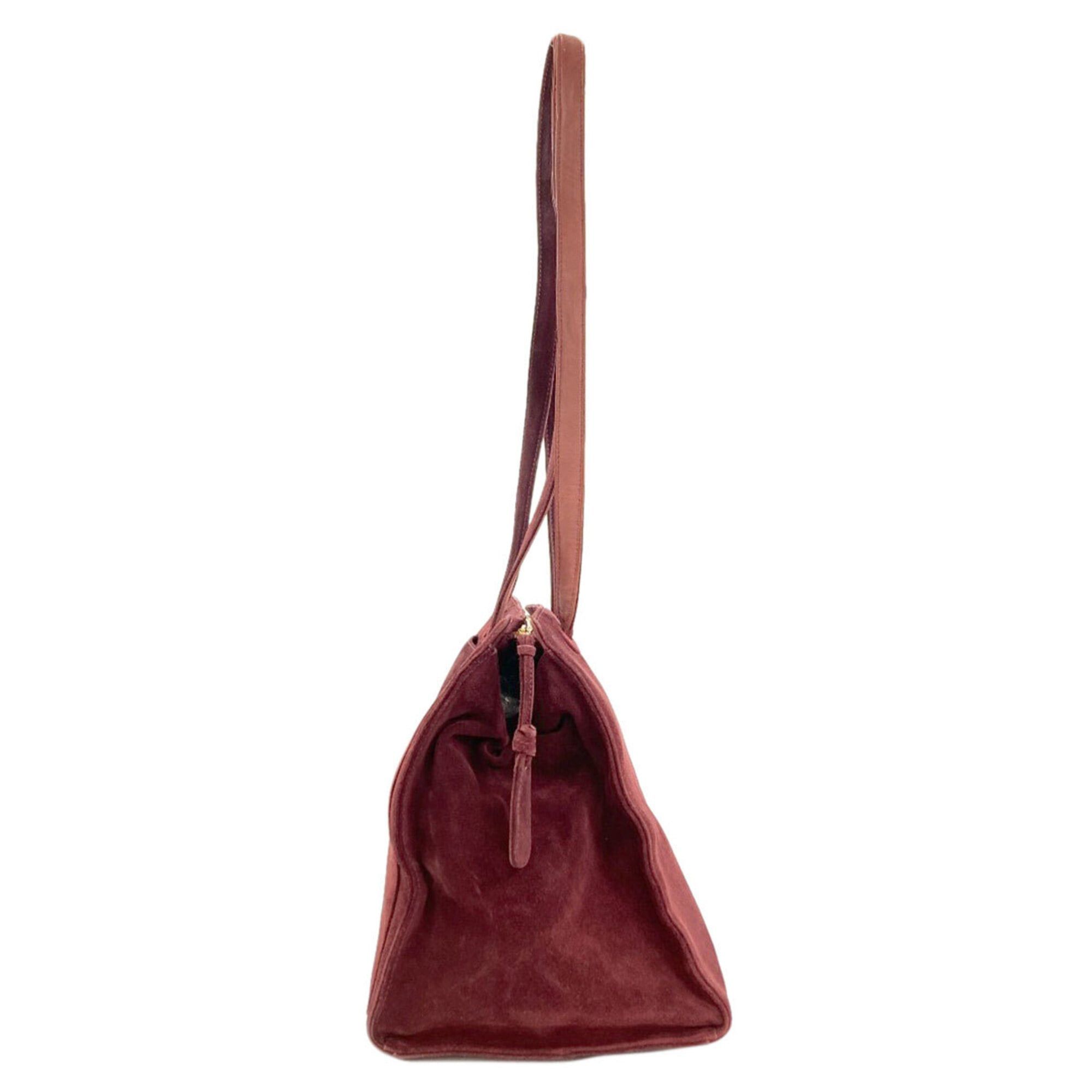 Chanel Chanel Coco Mark Gold Hardware Tote Bag Suede Women's CHANEL Size ONE SIZE - 3 Thumbnail
