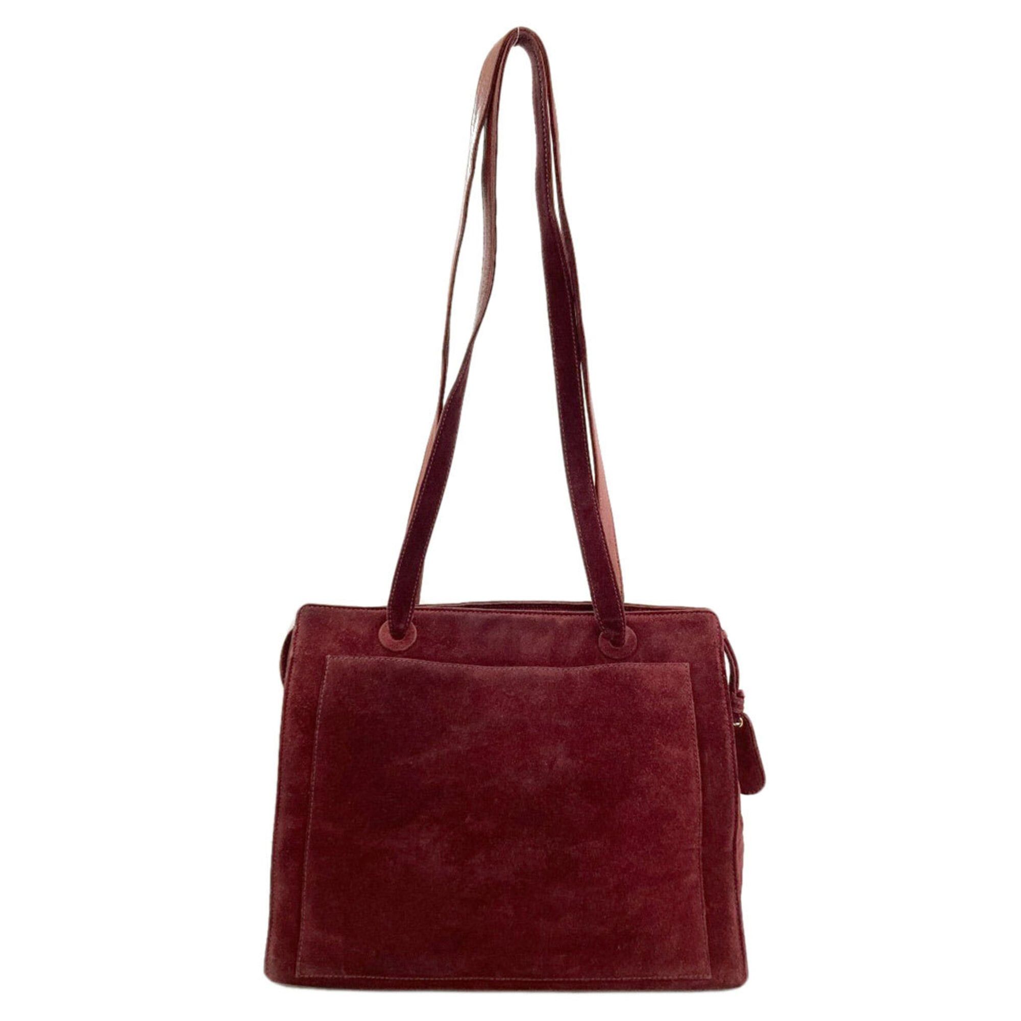 Chanel Chanel Coco Mark Gold Hardware Tote Bag Suede Women's CHANEL Size ONE SIZE - 2 Thumbnail
