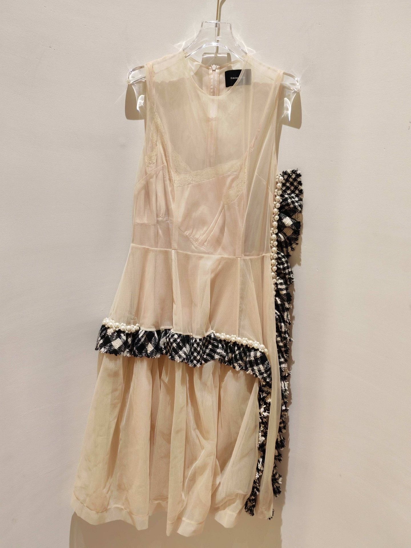 Simone Rocha Simone Rocha Pearl Detail Midi Dress Size S / US 4 / IT 40 - 5 Thumbnail