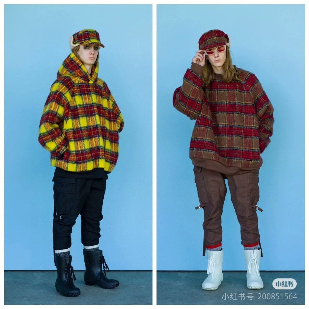 Undercover Undercover Men's Checked Hooded Sweatshirt Size US M / EU 48-50 / 2 - 8 Thumbnail
