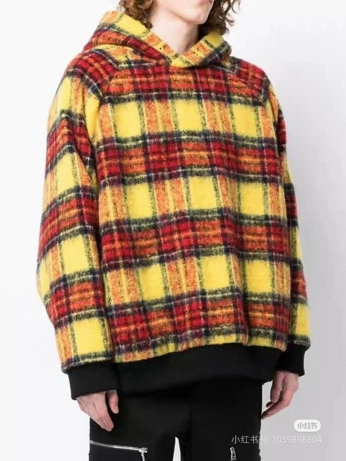 Undercover Undercover Men's Checked Hooded Sweatshirt Size US M / EU 48-50 / 2 - 7 Thumbnail
