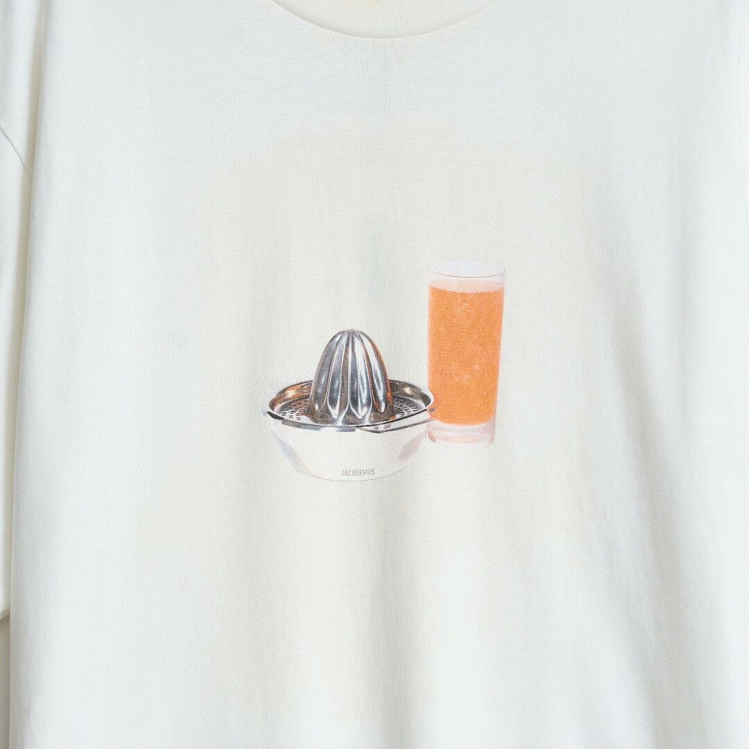 Jacquemus Jacquemus Orange Juice Print Crewneck T-Shirt Size US M / EU 48-50 / 2 - 3 Thumbnail
