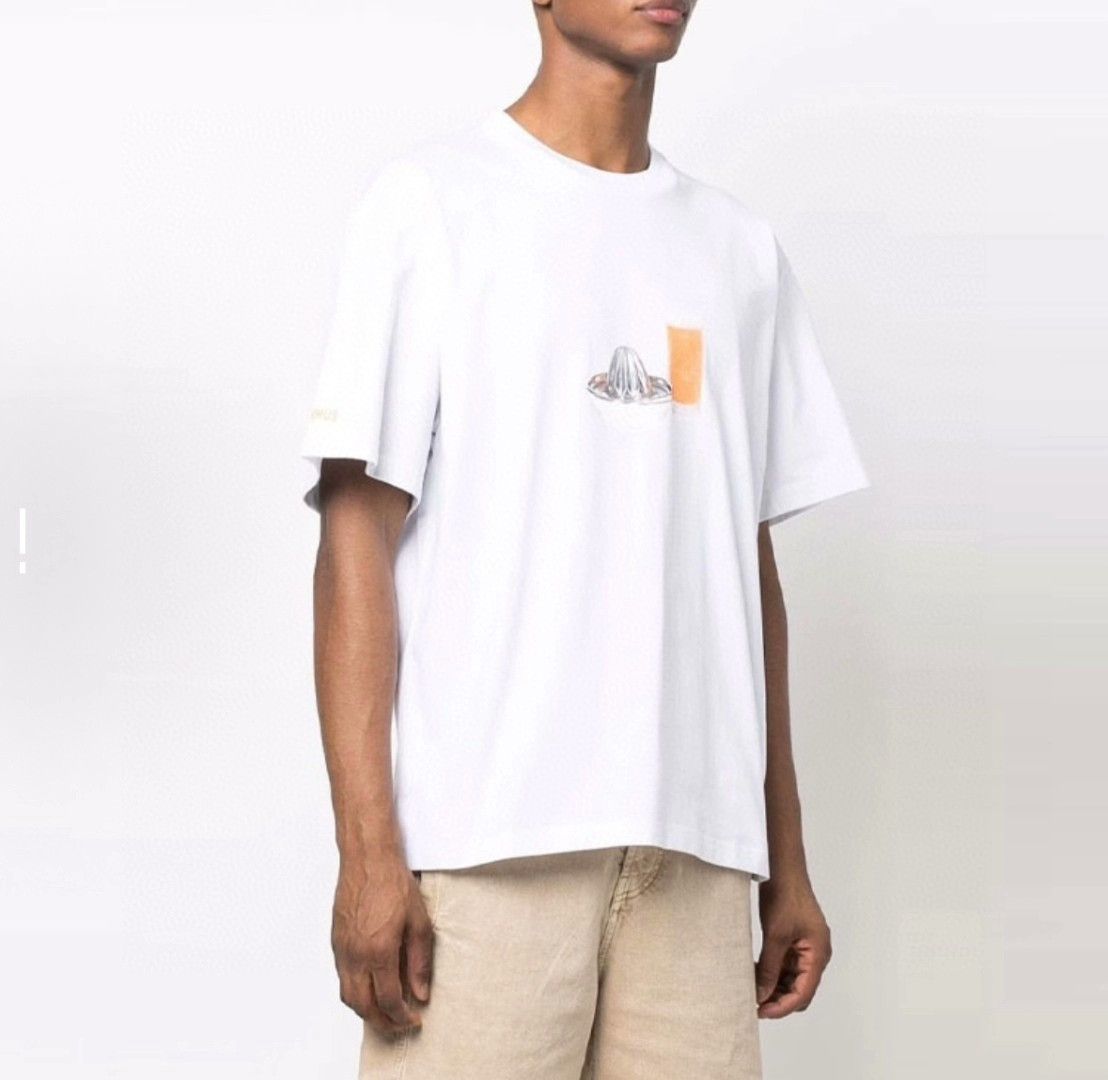 Jacquemus Jacquemus Orange Juice Print Crewneck T-Shirt Size US M / EU 48-50 / 2 - 8 Thumbnail