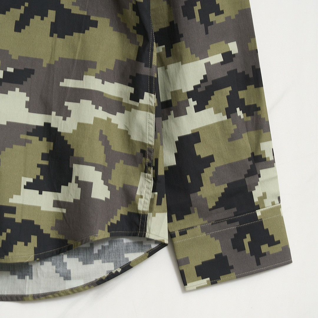 Givenchy Givenchy Men's Camouflage Collared Shirt Size US XXS / EU 40 - 3 Thumbnail