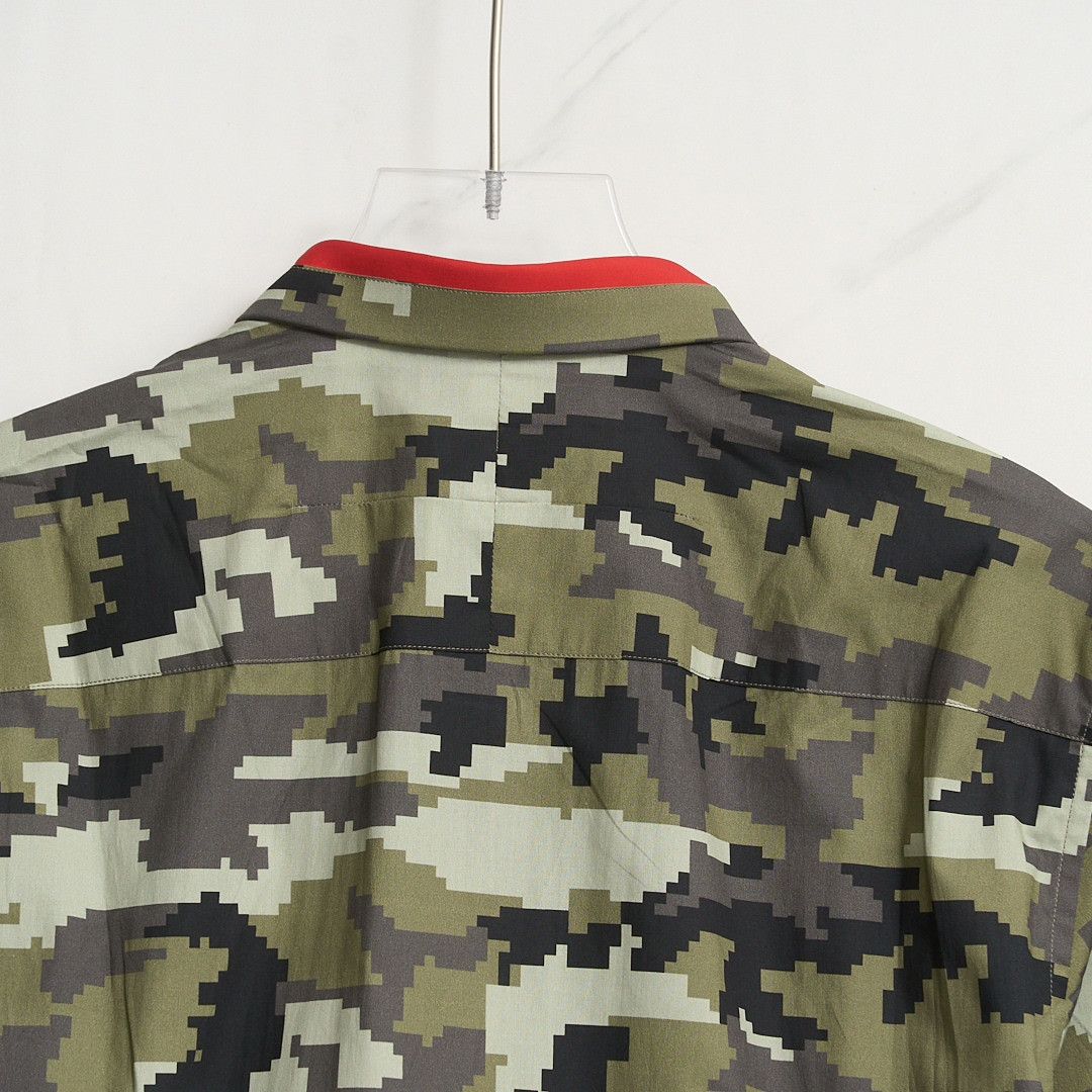 Givenchy Givenchy Men's Camouflage Collared Shirt Size US XXS / EU 40 - 5 Thumbnail