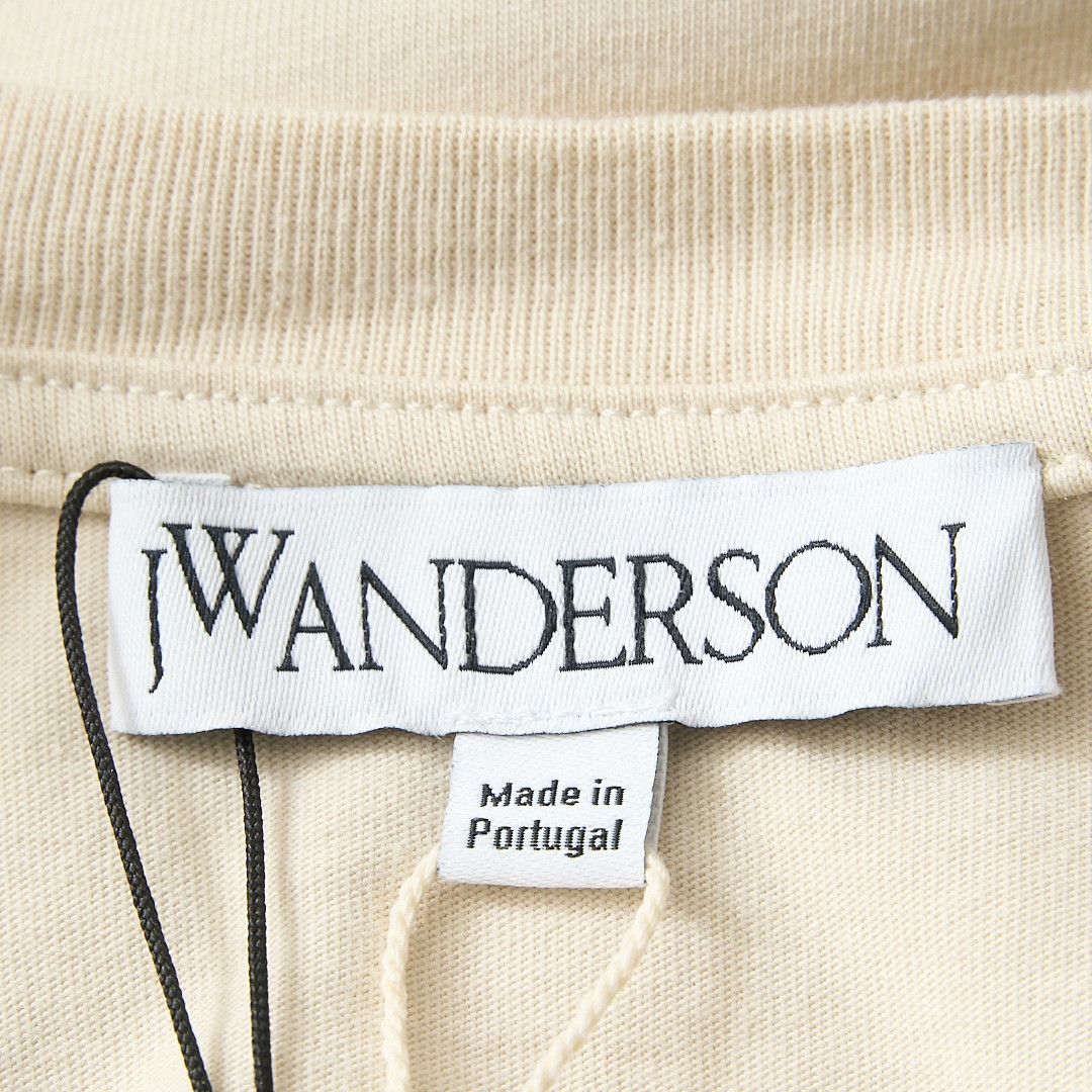 JW Anderson JW Anderson Men's Logo Embroidered Cotton Tee Size US S / EU 44-46 / 1 - 8 Thumbnail