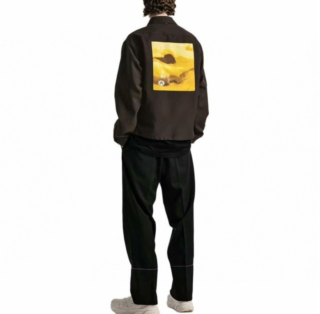 OAMC OAMC Men's Art Graphic Brown Jacket Size US S / EU 44-46 / 1 - 8 Thumbnail