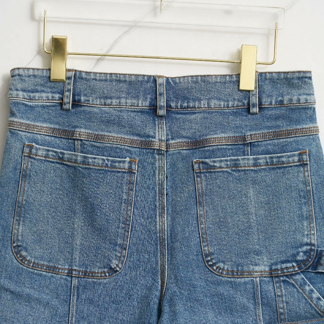 Allsaints All beings Men's Washed Denim Shorts Size US 28 / EU 44 - 6 Thumbnail