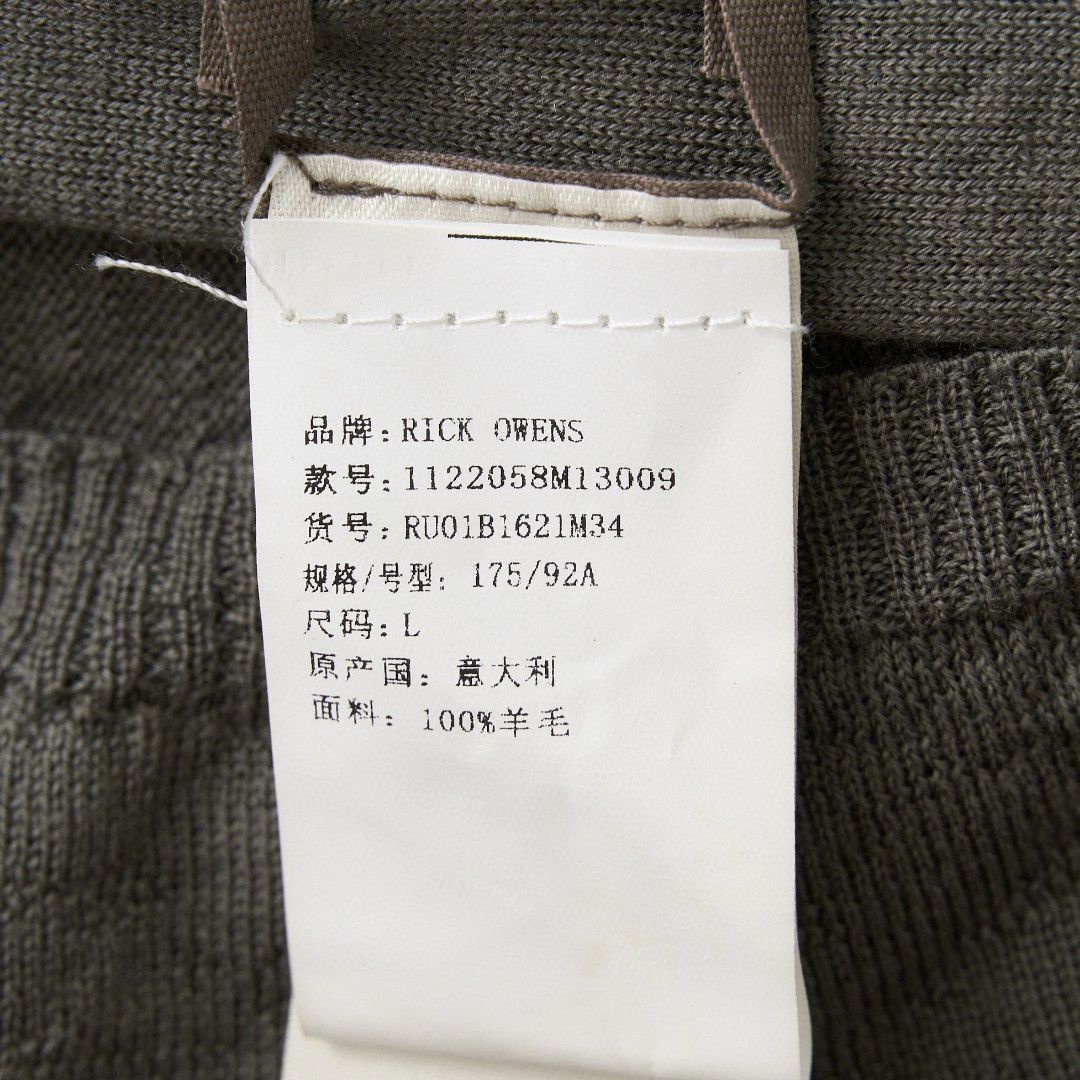 Rick Owens Rick Owens Men's Crew Neck Sweater Size US L / EU 52-54 / 3 - 8 Thumbnail