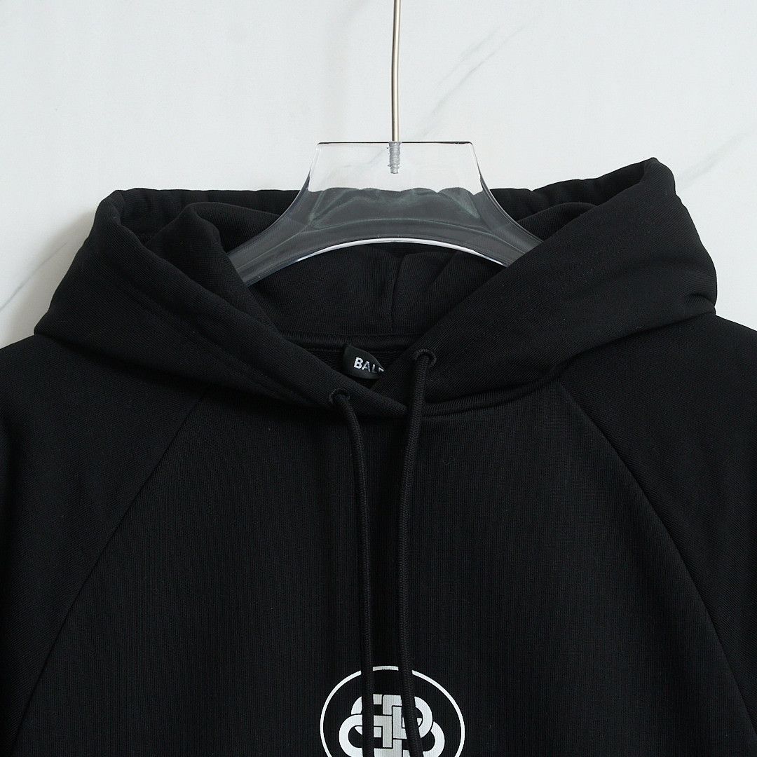 Balenciaga Balenciaga Men's Logo Print Hoodie Size US S / EU 44-46 / 1 - 2 Thumbnail