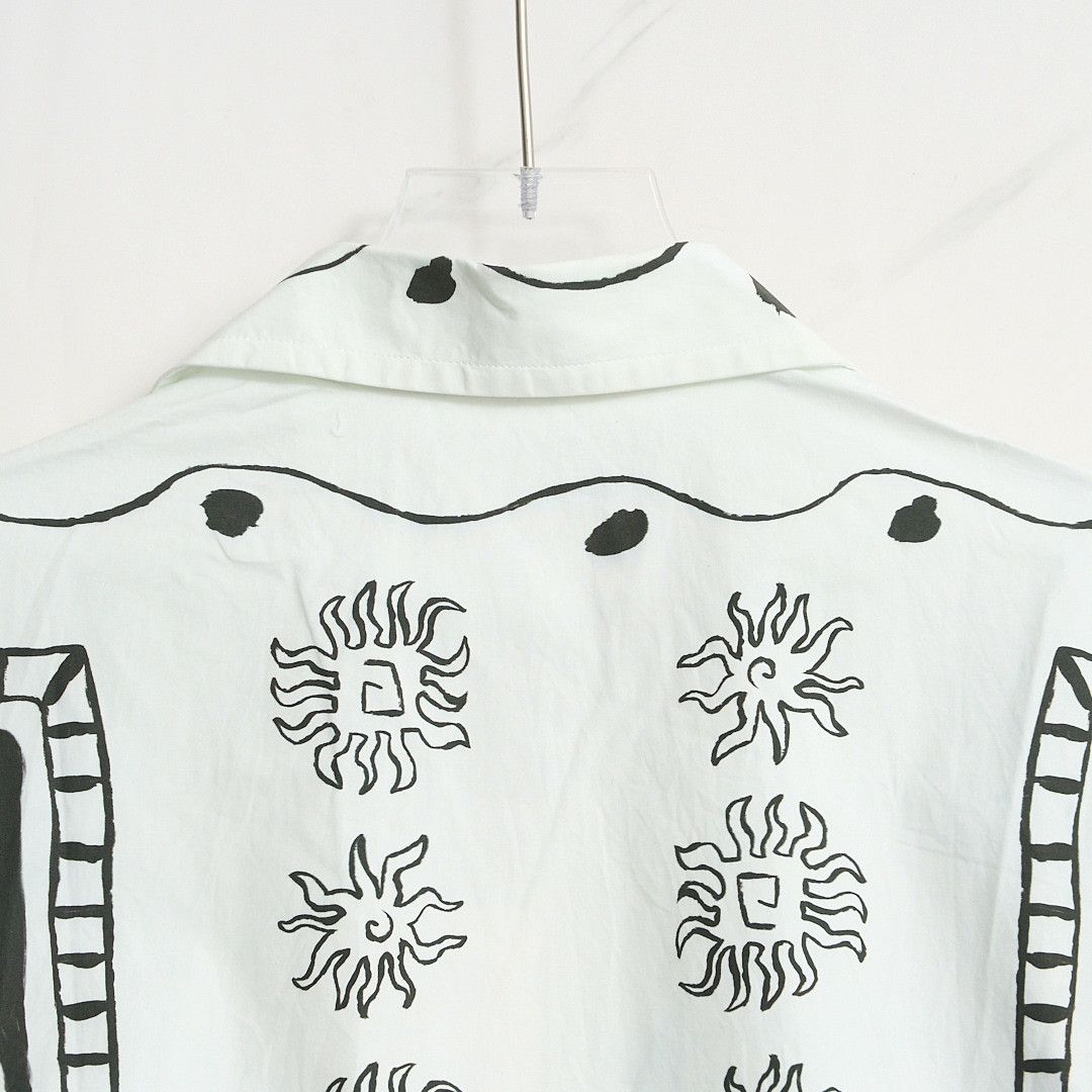 Jacquemus Jacquemus Men's Graffiti Print Shirt Size US M / EU 48-50 / 2 - 6 Thumbnail