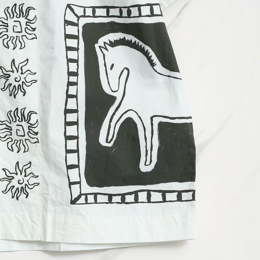 Jacquemus Jacquemus Men's Graffiti Print Shirt Size US M / EU 48-50 / 2 - 4 Thumbnail