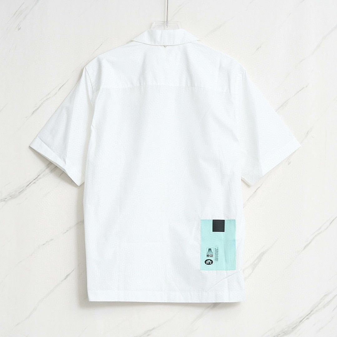 OAMC OAMC Men's Logo Embroidered Collared Shirt Size US M / EU 48-50 / 2 - 5 Thumbnail