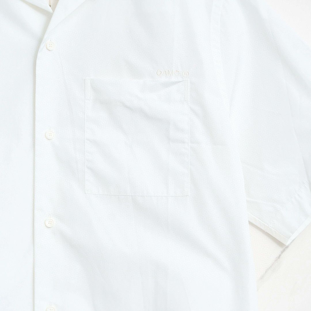 OAMC OAMC Men's Logo Embroidered Collared Shirt Size US M / EU 48-50 / 2 - 3 Thumbnail