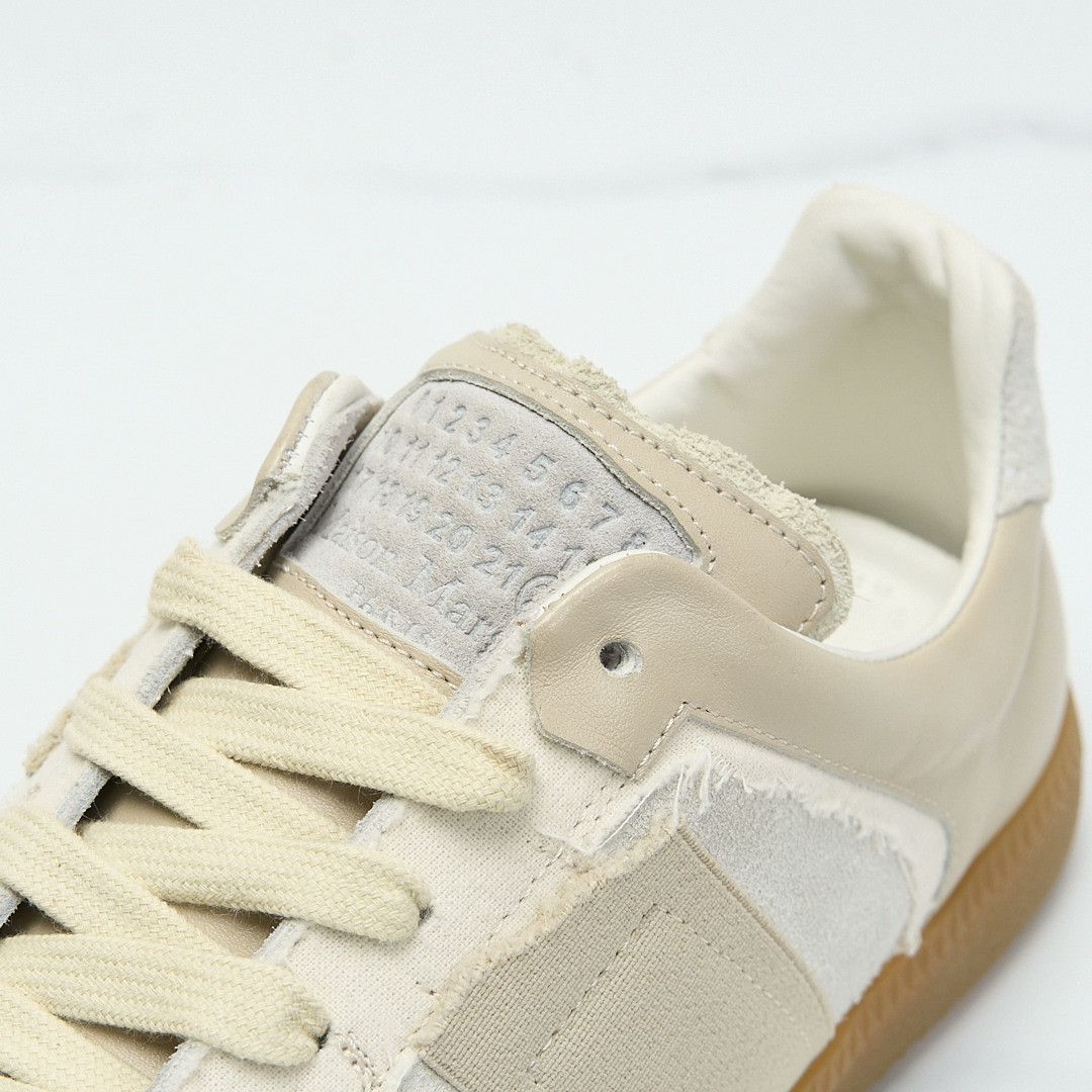 Maison Margiela Maison Margiela Men's Color-Block Frayed Trainers Size US 8 / EU 41 - 5 Thumbnail