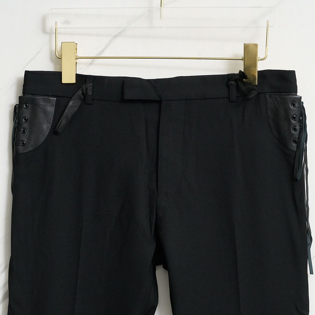 Saint Laurent Paris Saint Laurent Men's Drawstring Straight Casual Pants Size US 30 / EU 46 - 2 Thumbnail