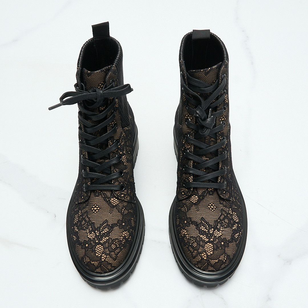 Gianvito Rossi Gianvito Rossi Women's Martis Lace Boots Size US 7 / IT 37 - 3 Thumbnail