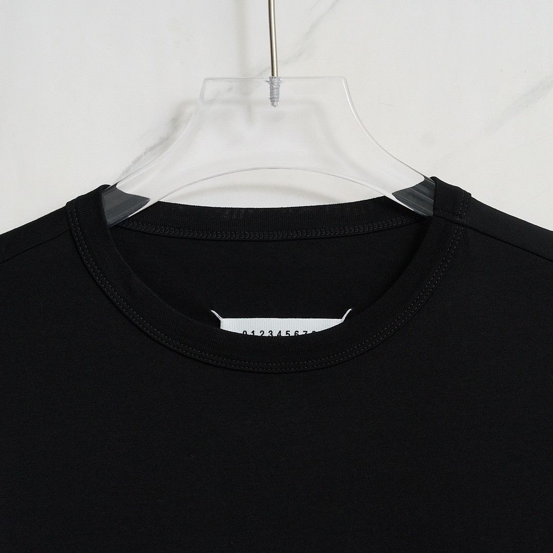 Maison Margiela Maison Margiela Unisex Logo Embroidered Cotton T-Shirt Size US S / EU 44-46 / 1 - 2 Thumbnail
