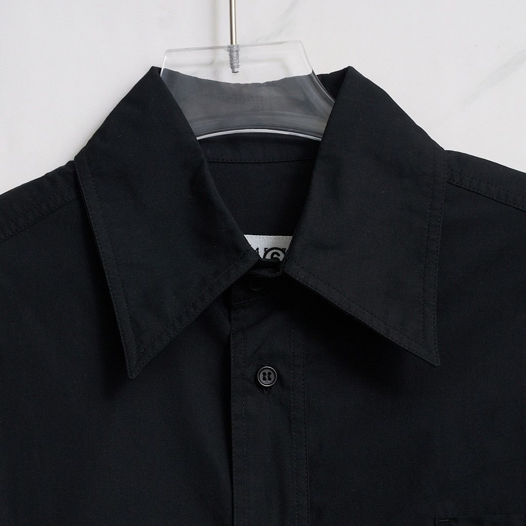 MM6 MM6 Men's Slogan Cotton Long-Sleeve Shirt Size US S / EU 44-46 / 1 - 2 Thumbnail