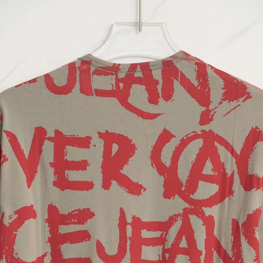 Versace Jeans Couture Versace Jeans Men's Letter All-over Print T-shirt Size US L / EU 52-54 / 3 - 6 Thumbnail