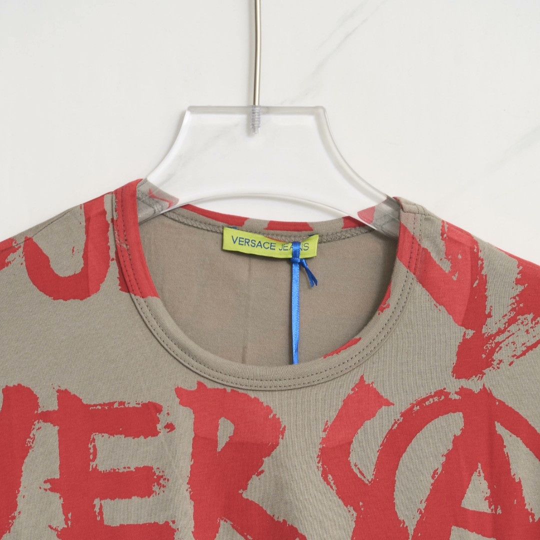 Versace Jeans Couture Versace Jeans Men's Letter All-over Print T-shirt Size US L / EU 52-54 / 3 - 2 Thumbnail