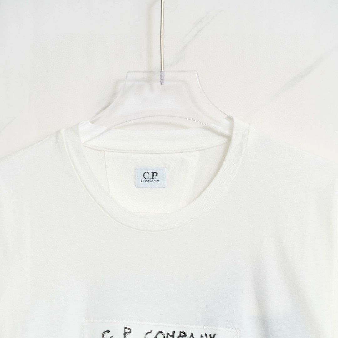 C.P. Company C.P.COMPANY Men's Letter Patch T-Shirt Size US M / EU 48-50 / 2 - 2 Thumbnail