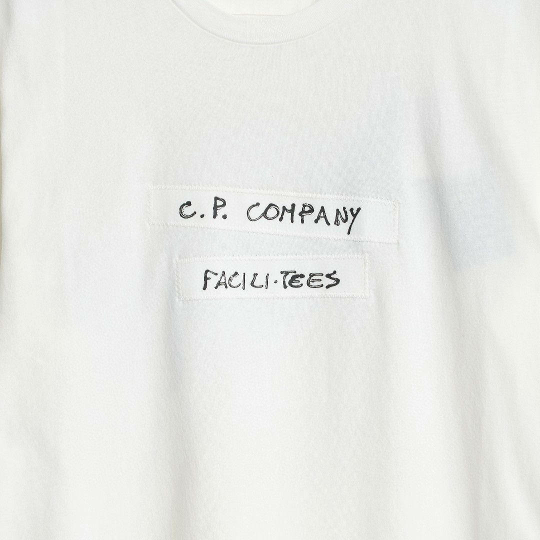 C.P. Company C.P.COMPANY Men's Letter Patch T-Shirt Size US M / EU 48-50 / 2 - 3 Thumbnail