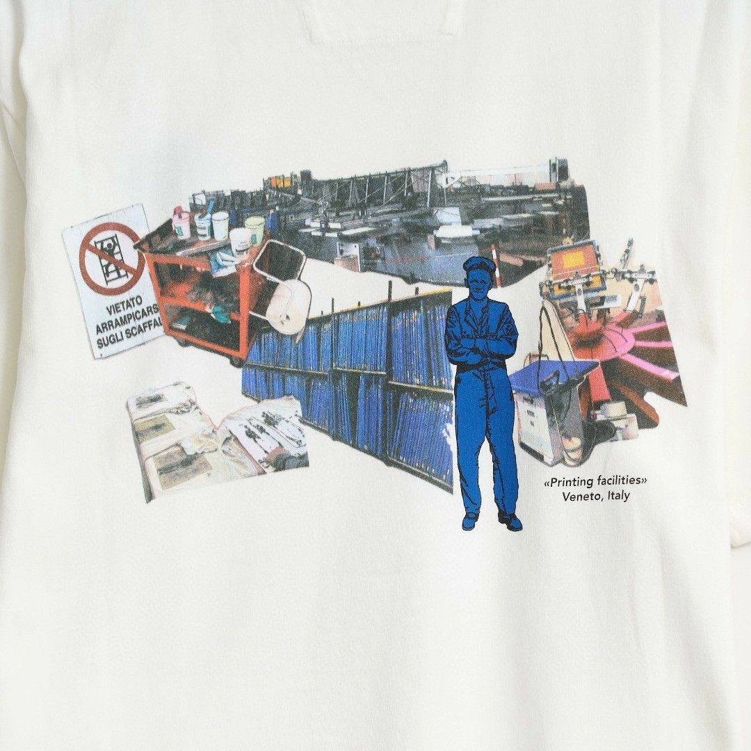 C.P. Company C.P.COMPANY Men's Letter Patch T-Shirt Size US M / EU 48-50 / 2 - 5 Thumbnail