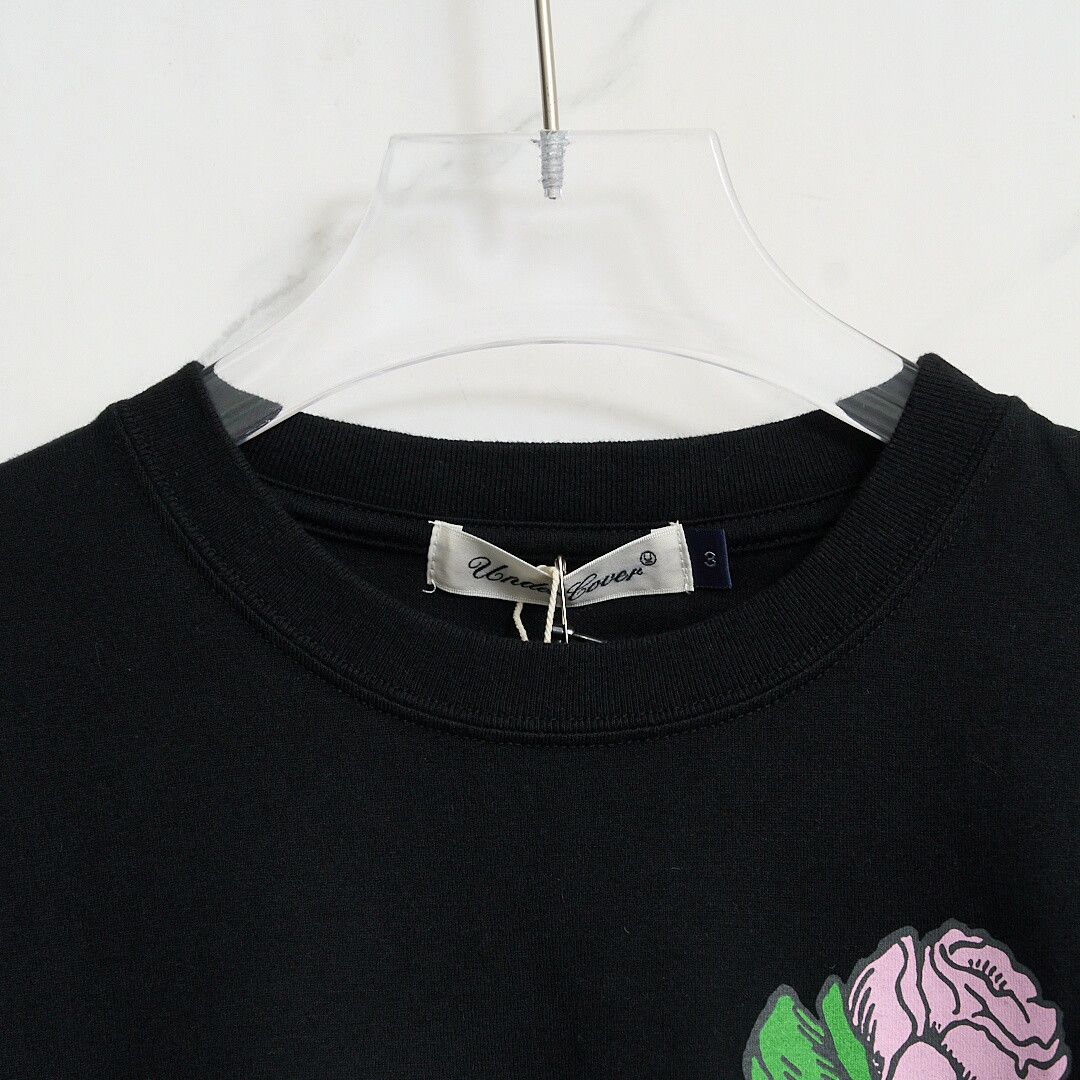 Undercover Undercover Men's Skull Rose Print T-Shirt Size US L / EU 52-54 / 3 - 2 Thumbnail